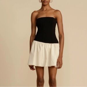 NWT Arcini Ori Black and White classic mini dropwaist